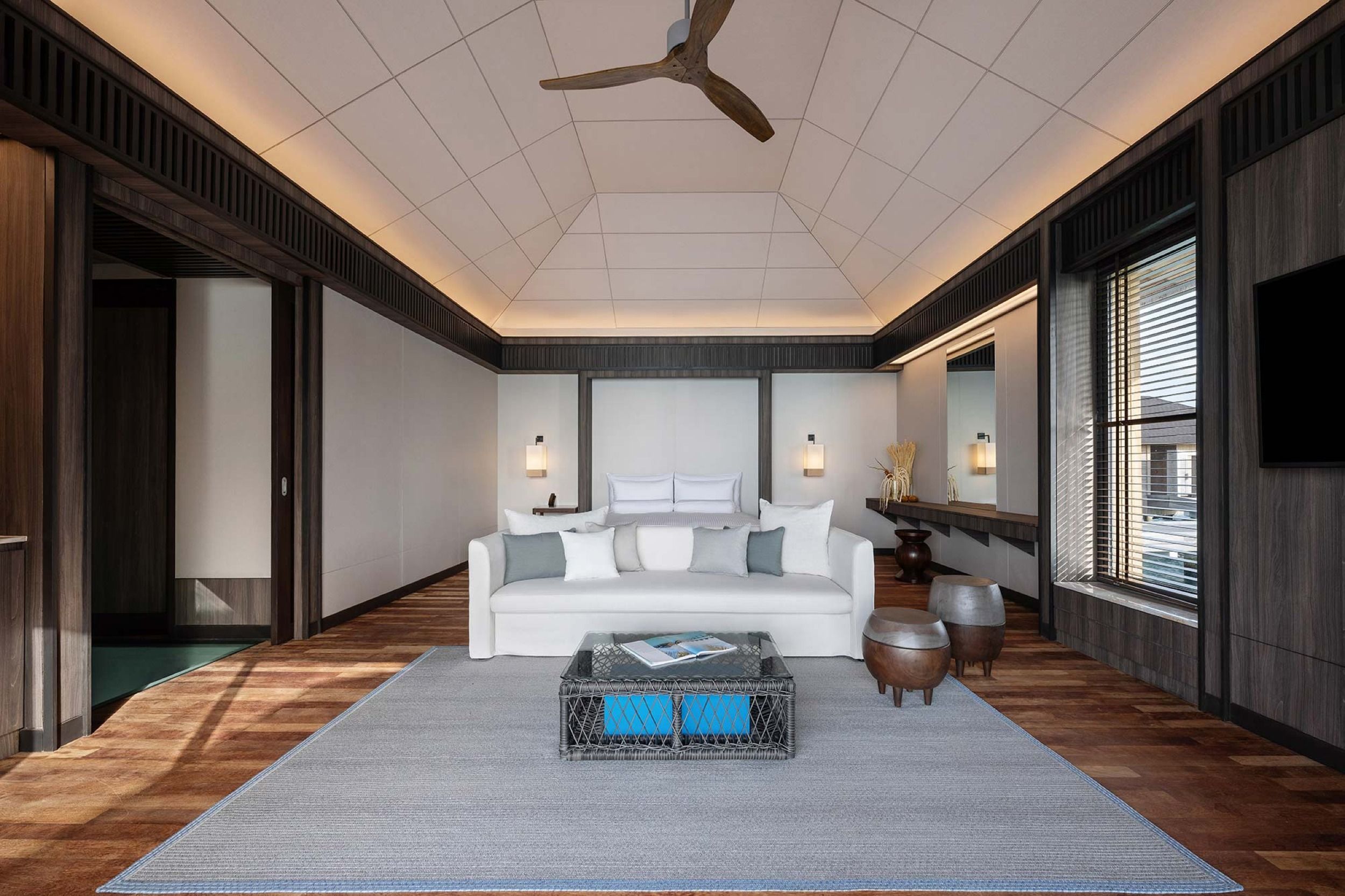 Madifushi Private Island Maldives - Tranquil Aqua Pool Villa - Bedroom