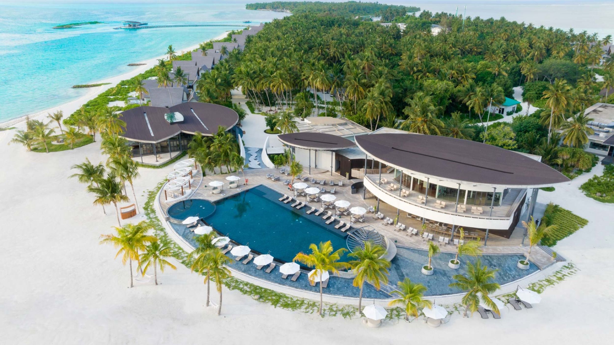 Madifushi Private Island Maldives - Aerial View
