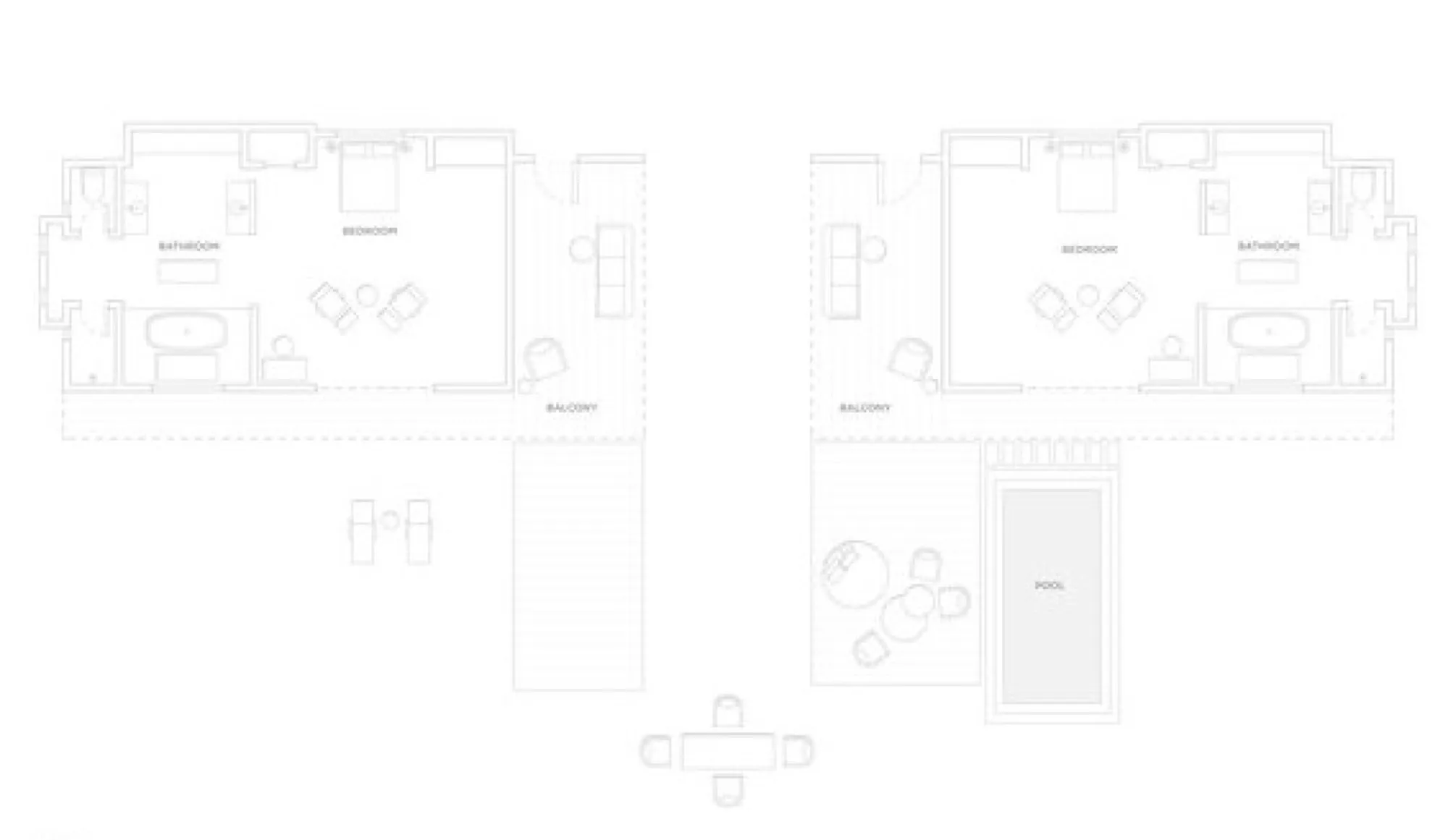 One&Only Reethi Rah Two Villa Residence with Pool Floor Plan