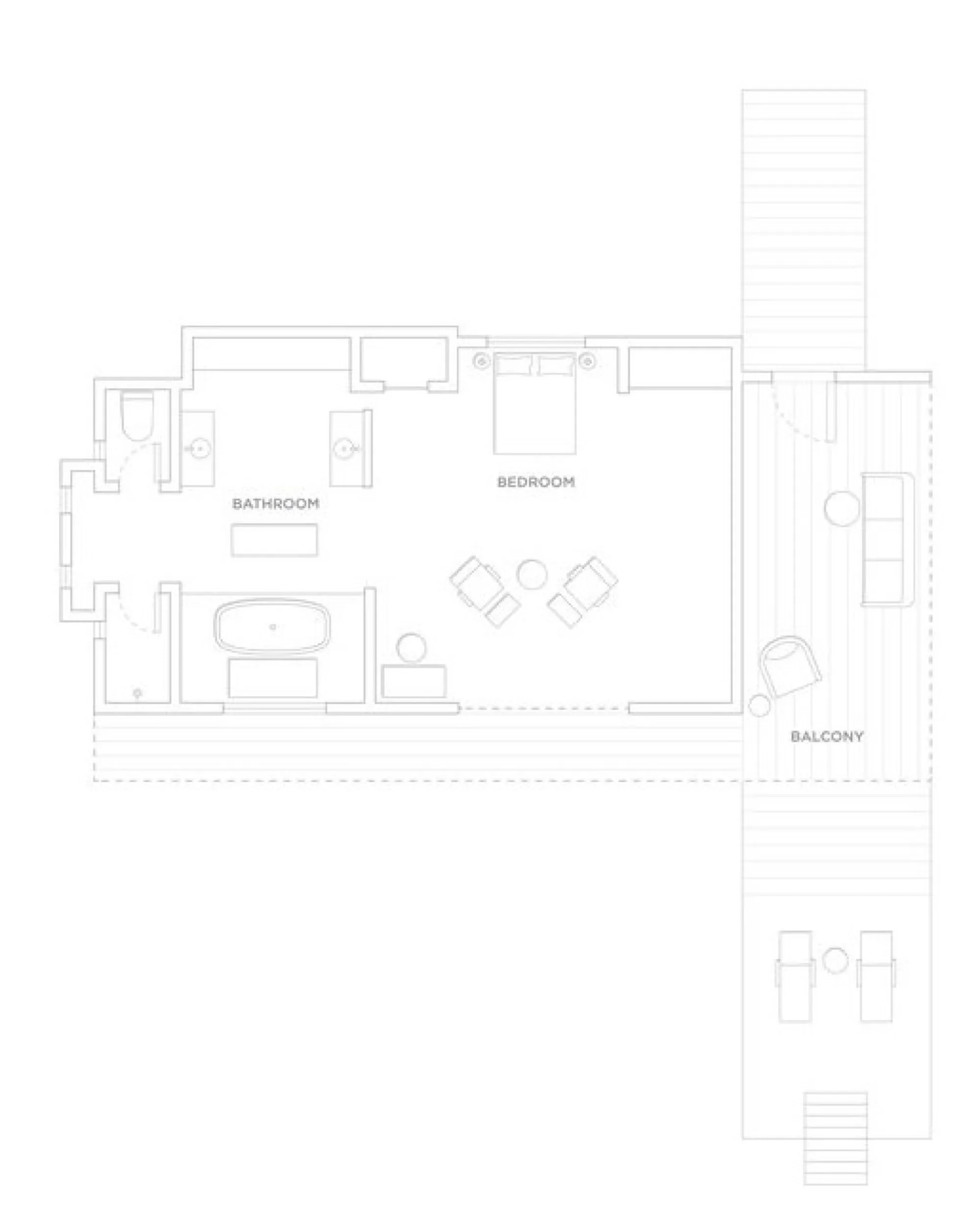 One&Only Reethi Rah Water Villa Floor Plan