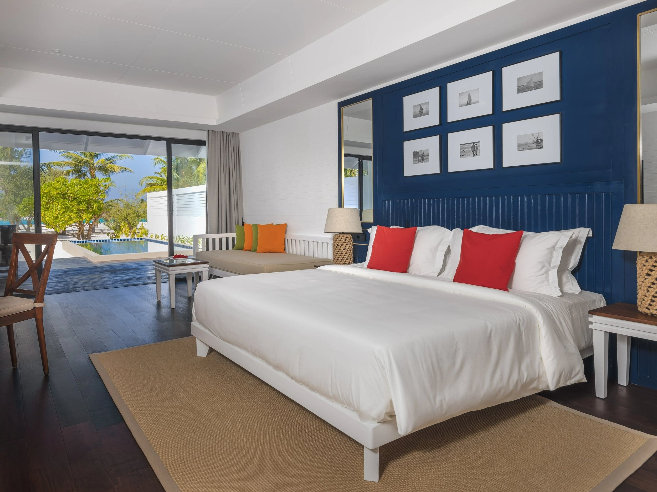 Two Bedroom Beach Villa with Two Pools Bedroom