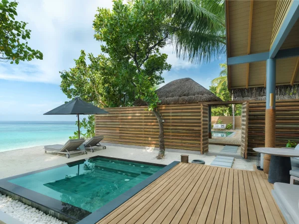 Adjoining Villa at Four Bedroom Beach Pool Residence