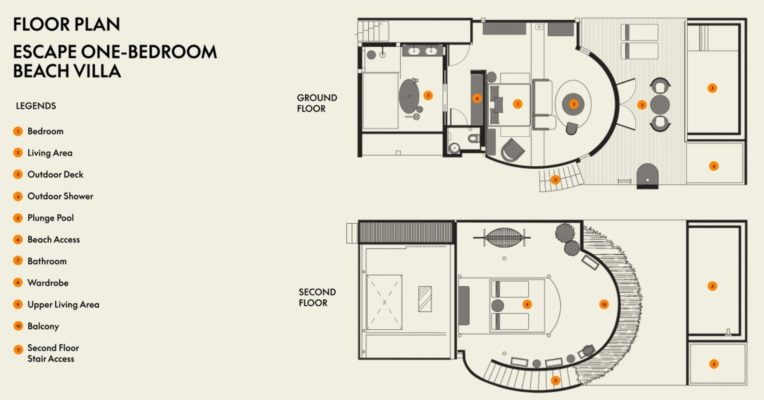 Escape Beach - One Bedroom Villa