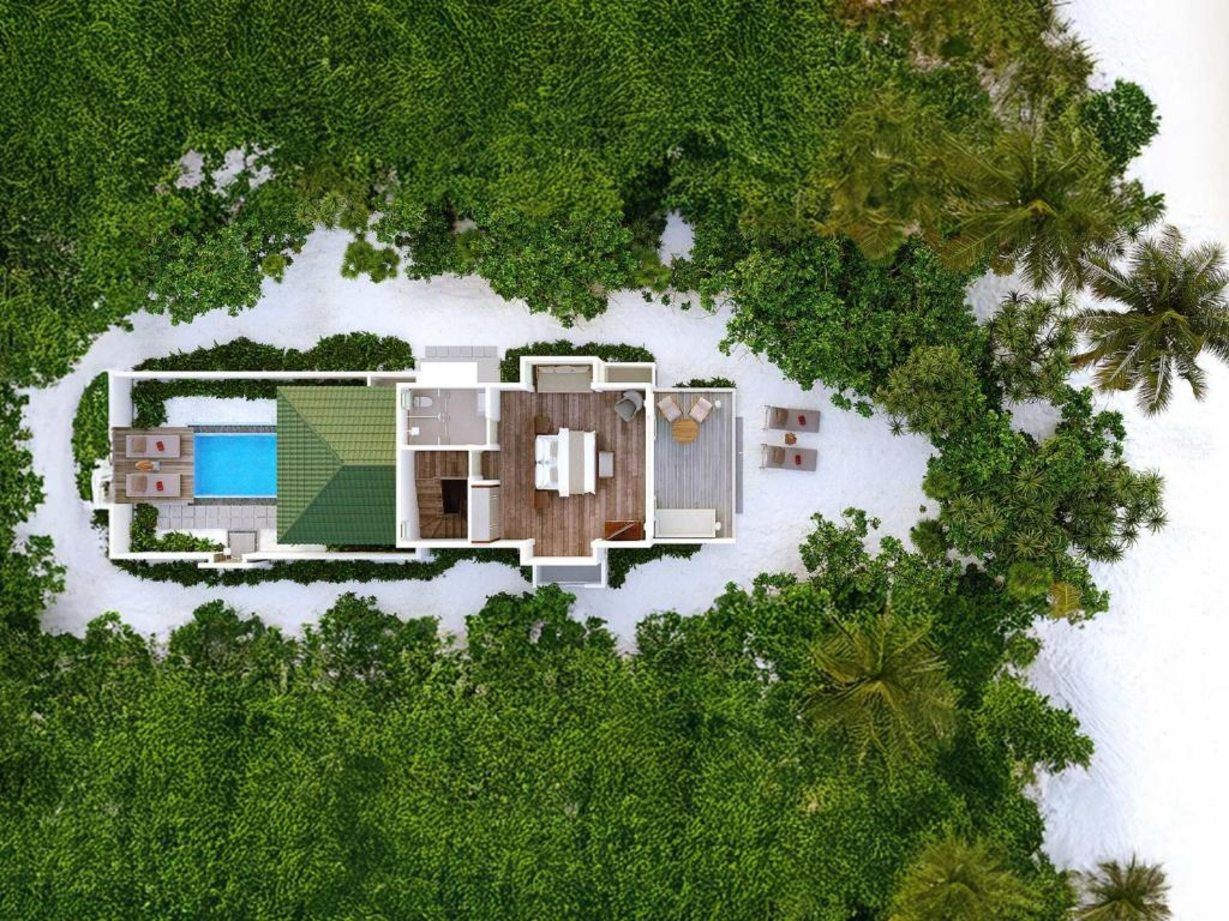 Siyam World Two Storey Pool Beach Residence