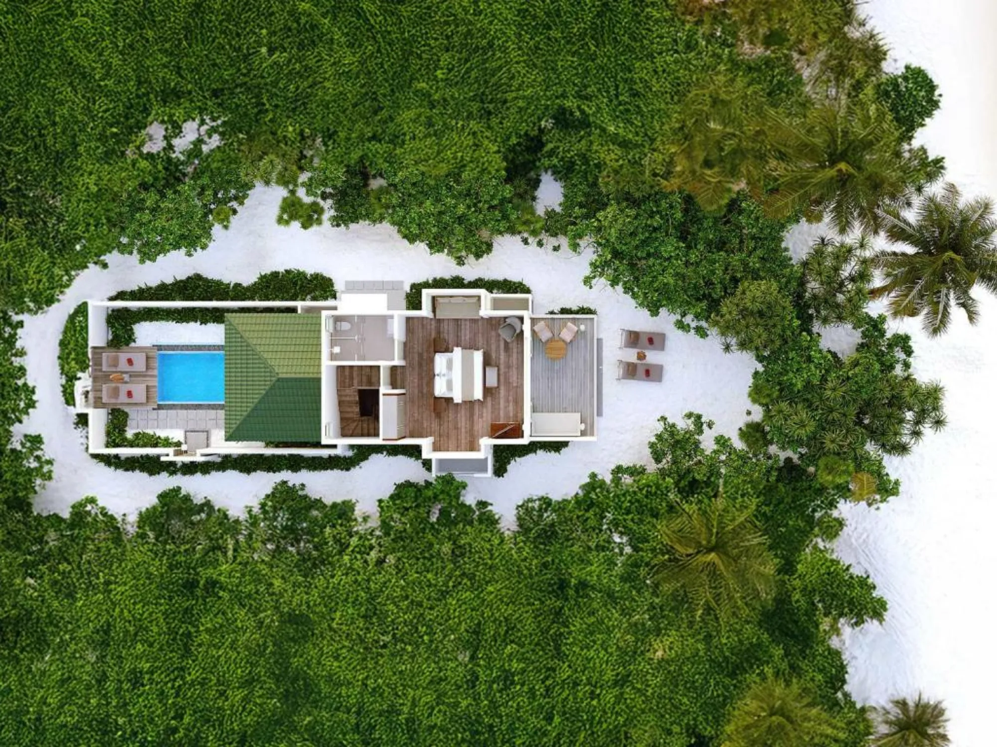 Siyam World Two Storey Pool Beach Residence