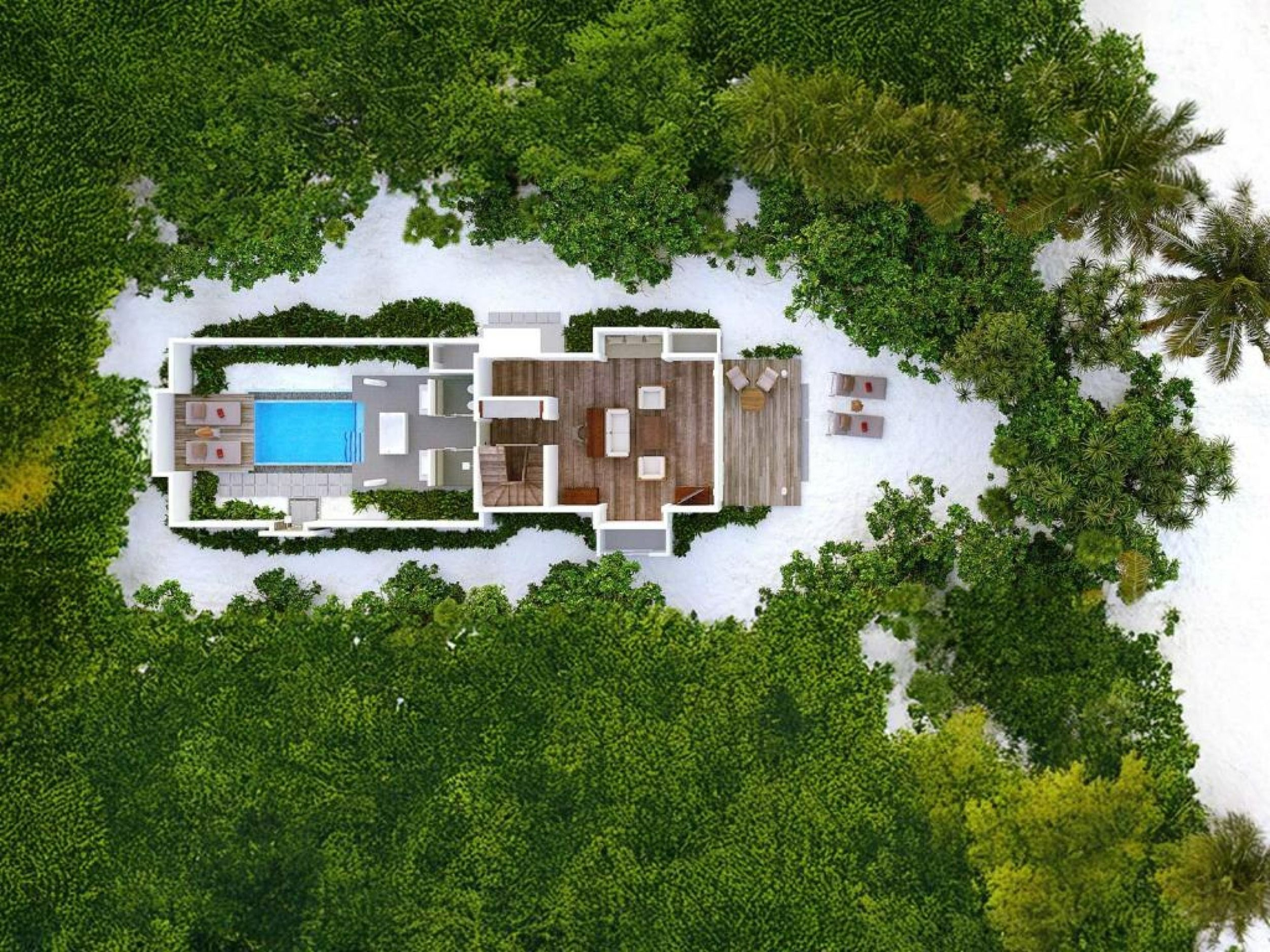 Siyam World Two Storey Pool Beach Residence