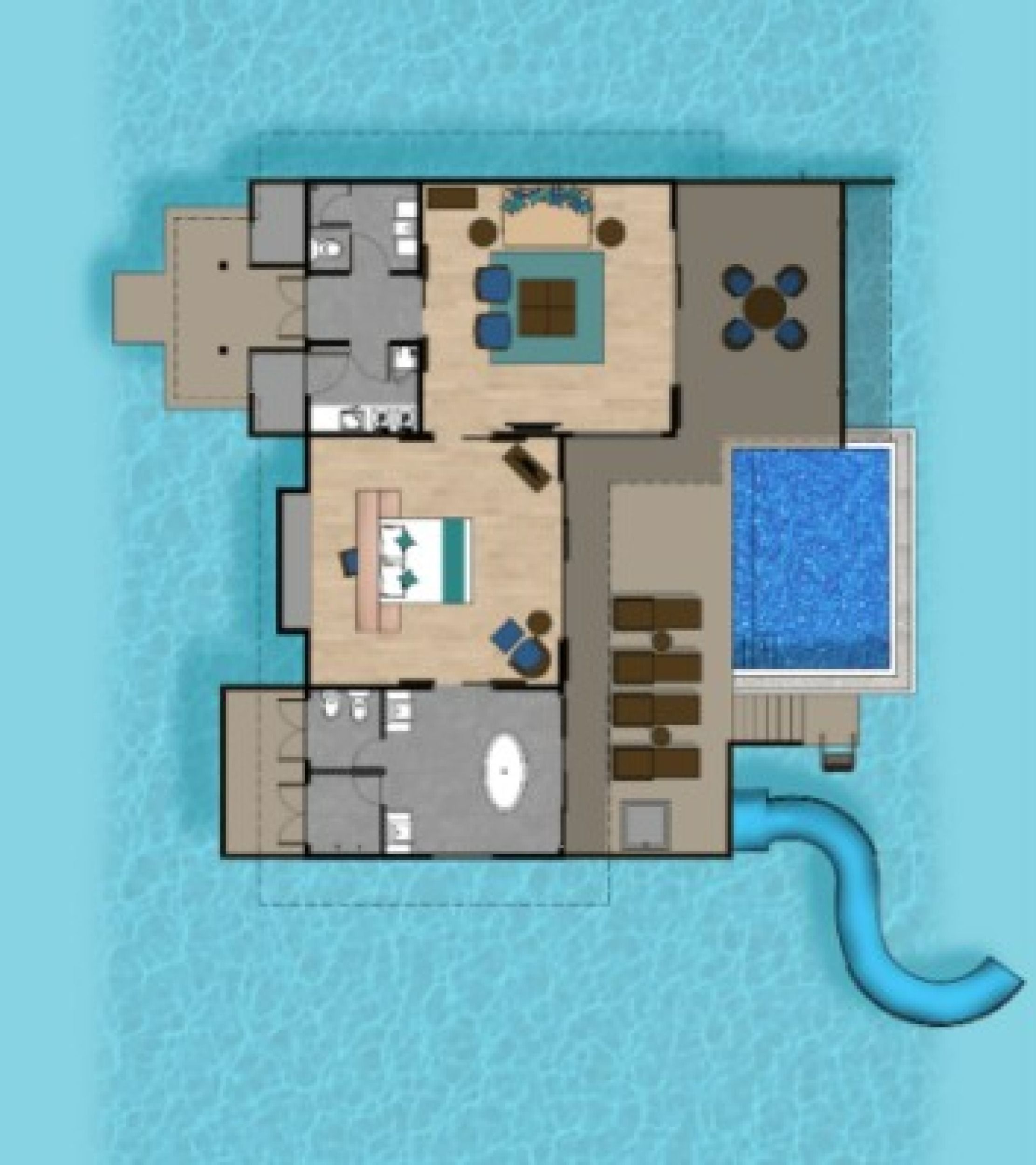 Siyam World Water Pavilion + Slide
