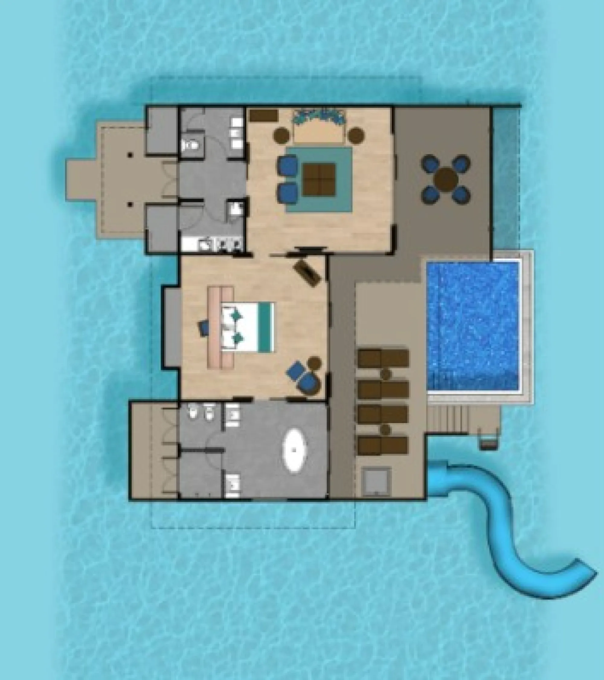Siyam World Water Pavilion + Slide