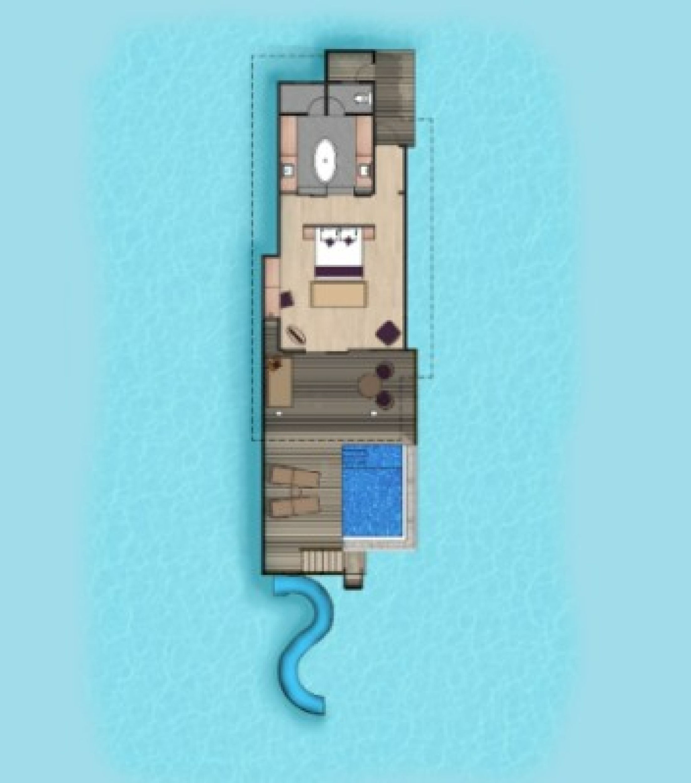 Siyam World Lagoon Villa with Pool + Slide