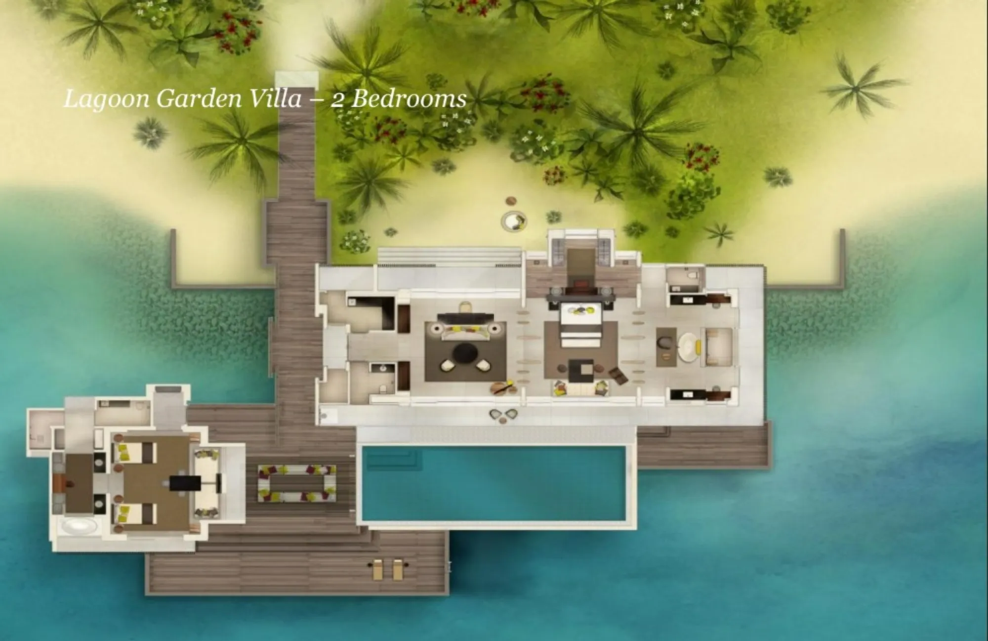 Cheval Blanc Randheli - Lagoon Garden Villa - Two Bedrooms