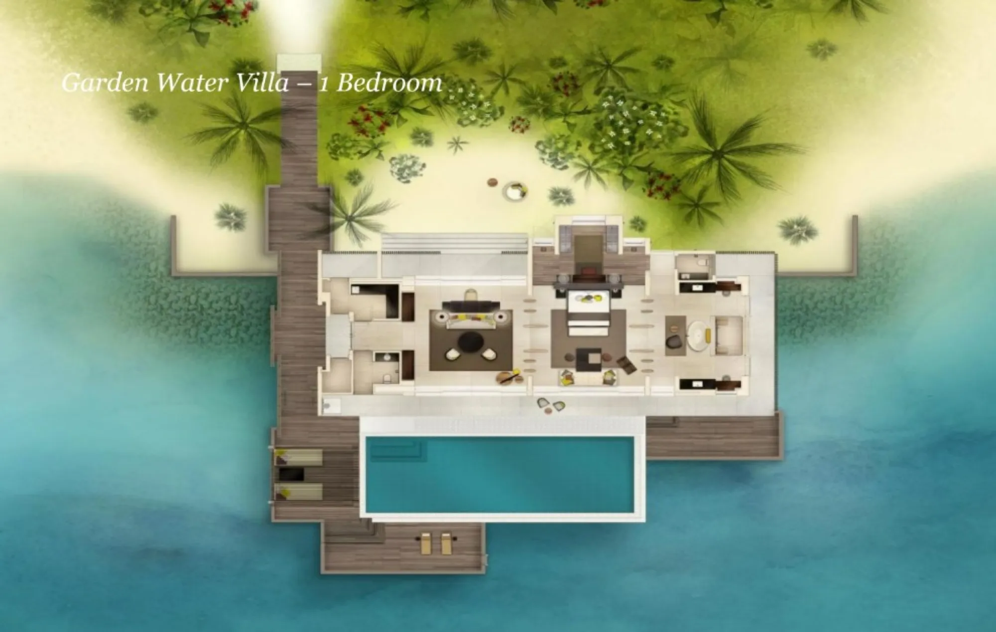 Cheval Blanc Randheli - Garden Water Villa - One Bedroom