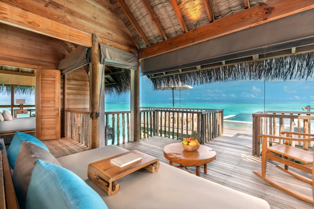 Living room Villa Suite with Pool Gili Lankanfushi Maldives