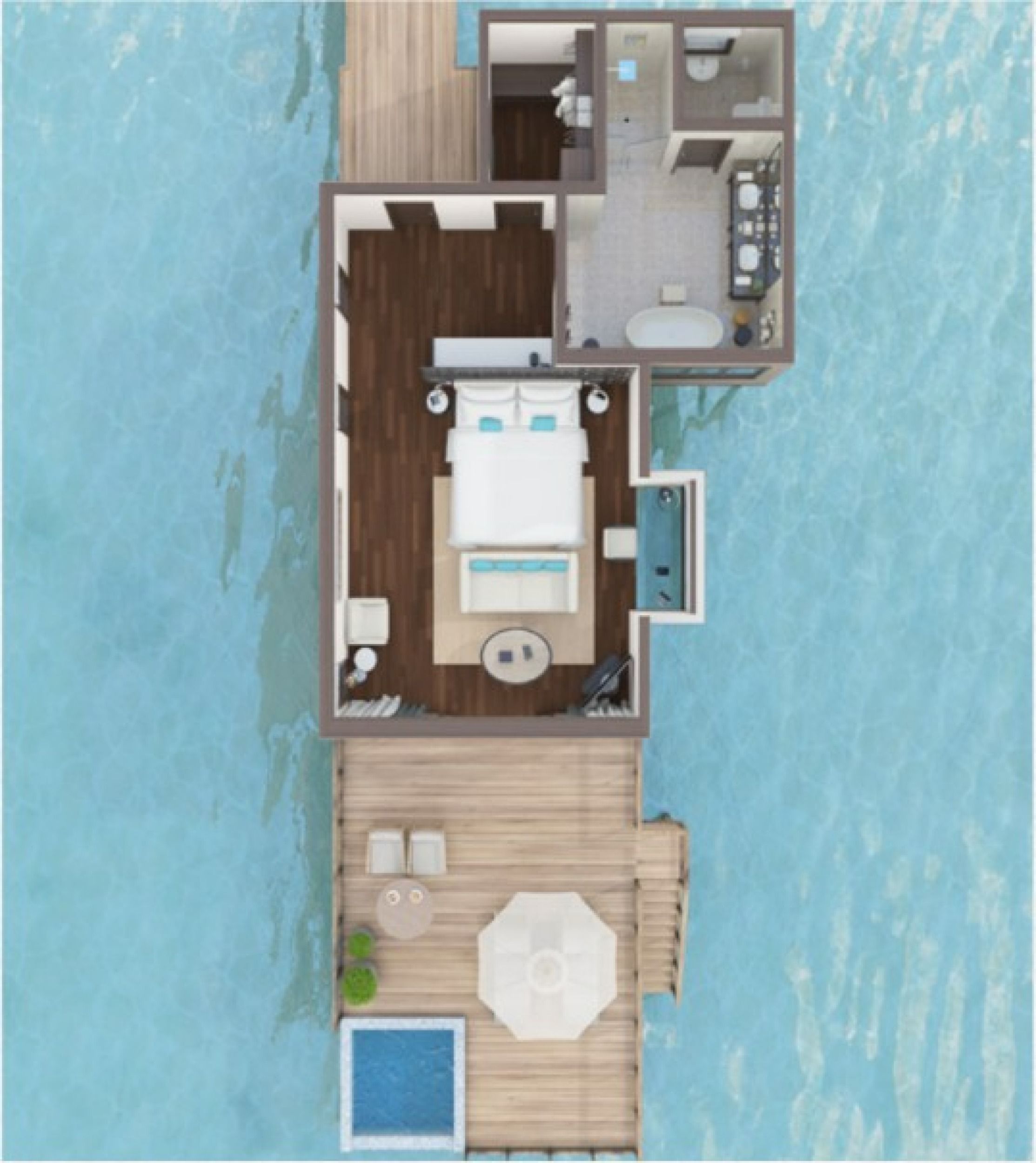 Conrad Maldives Rangali Island - Sunrise Water Villa