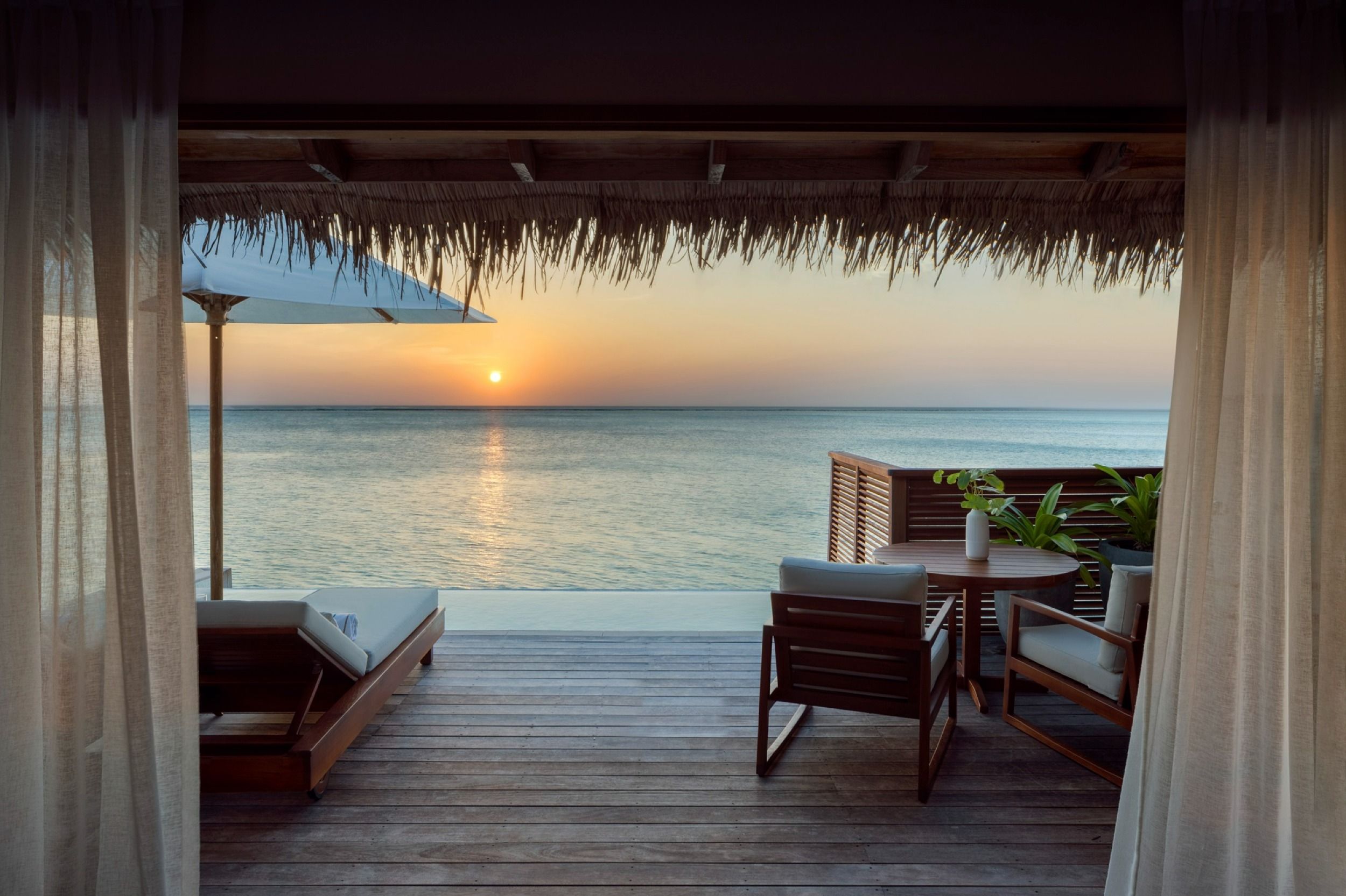 Sunset Water Villa with Pool