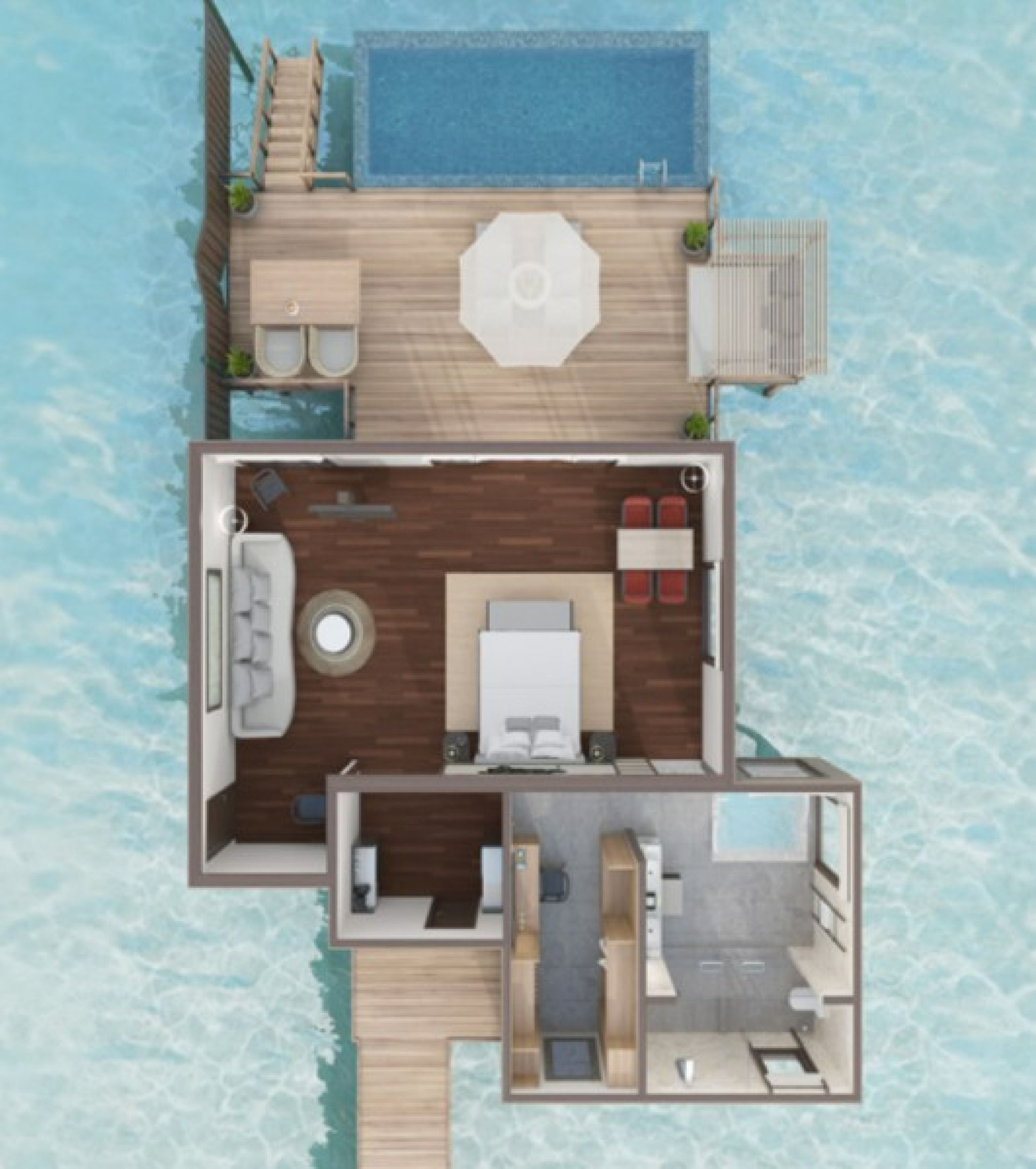 Conrad Maldives Rangali Island - Premiere Water Villa with Pool