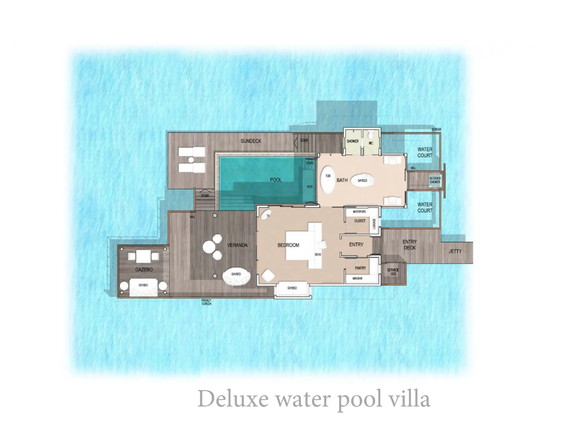 Ananea Madivaru Maldives - Deluxe Water Pool Villa