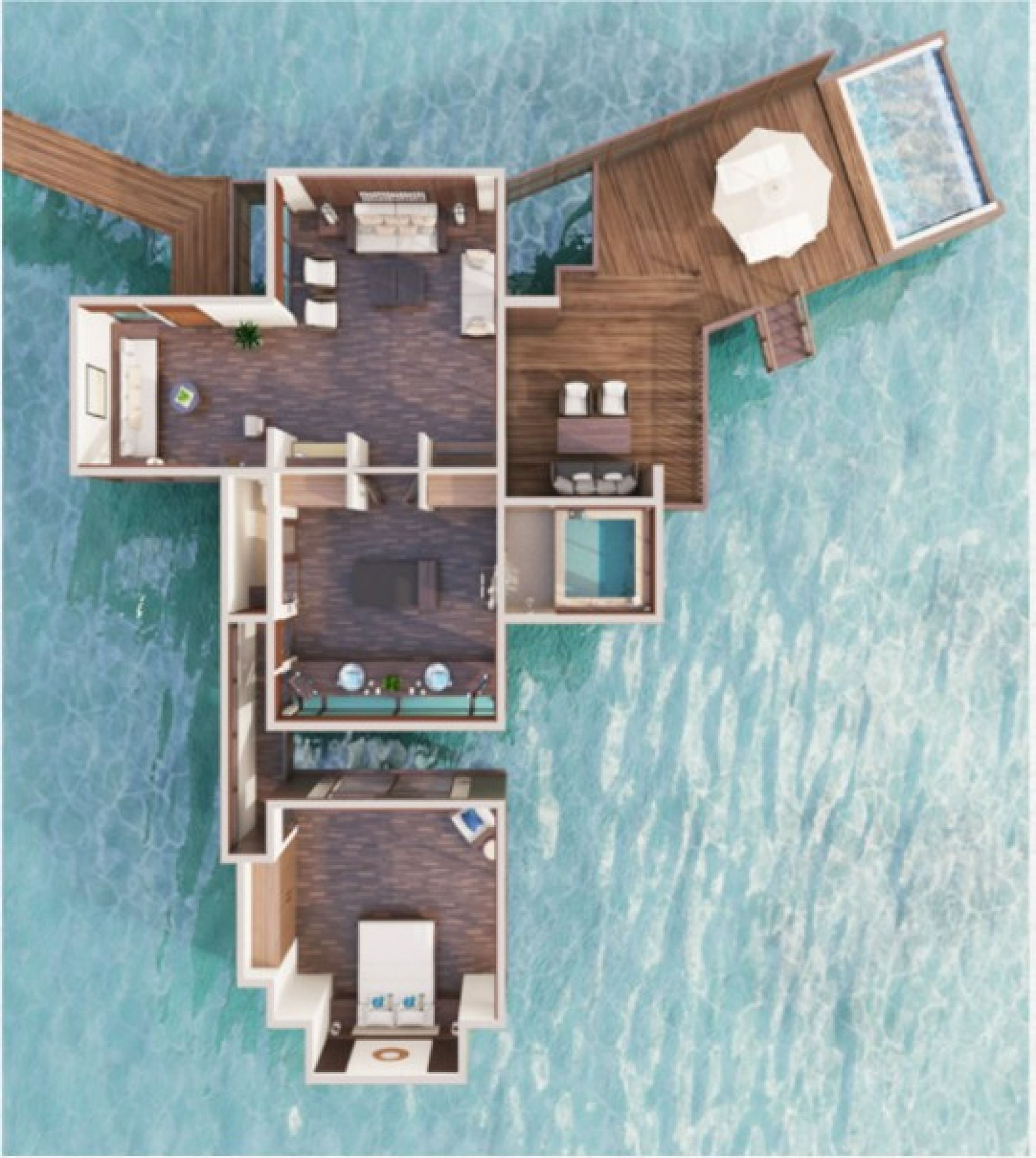 Conrad Maldives Rangali Island - Grand Water Villa with Pool
