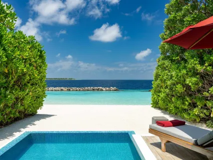 Dhigali Beach Villa with Private Pool