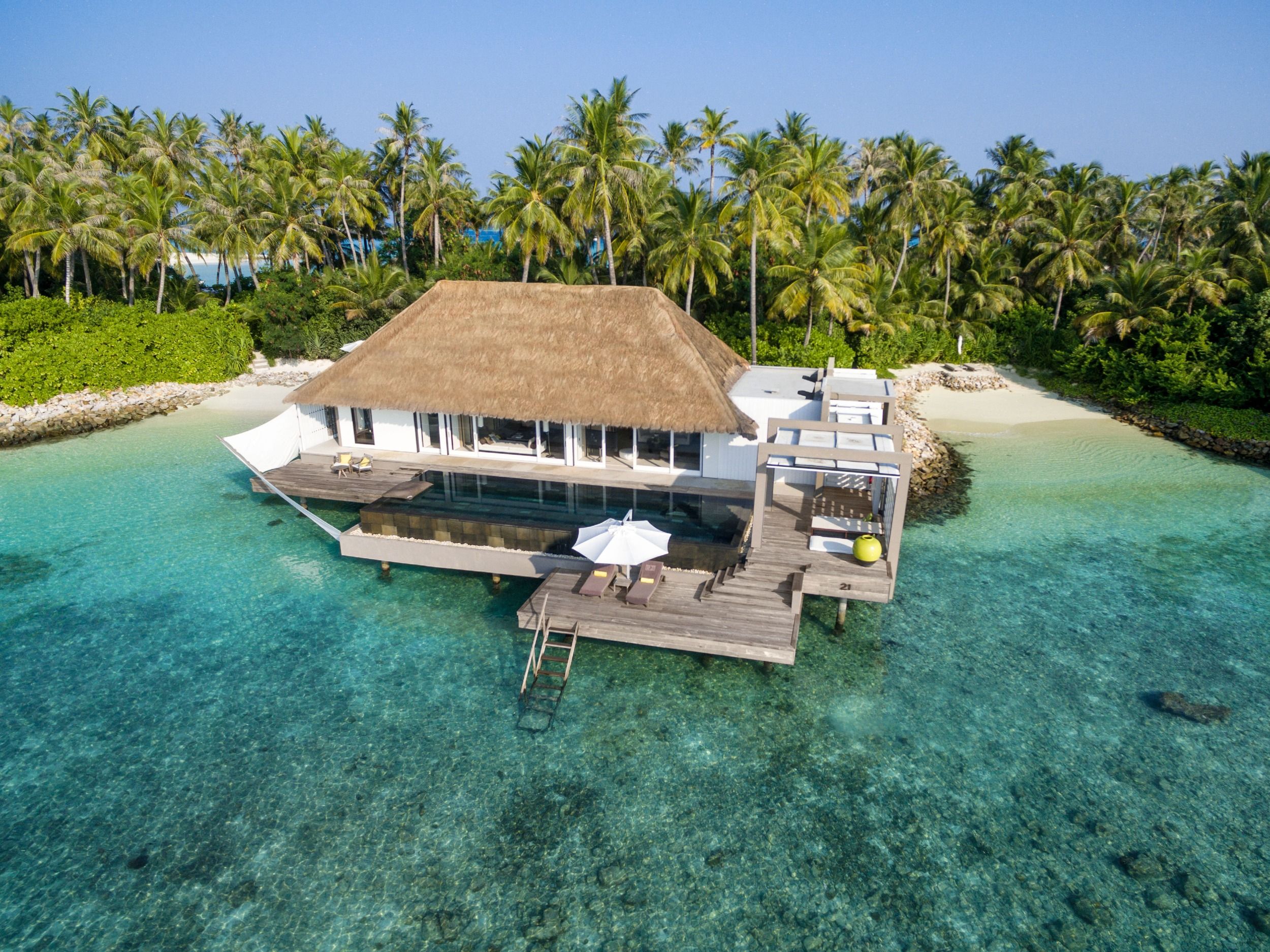 Garden Water Villa One Bedroom  Aerial View  