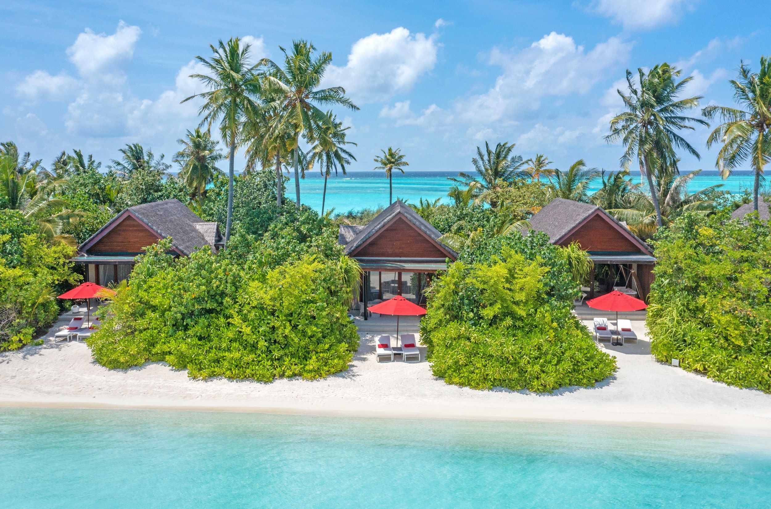 Beach Villa Aerial View
