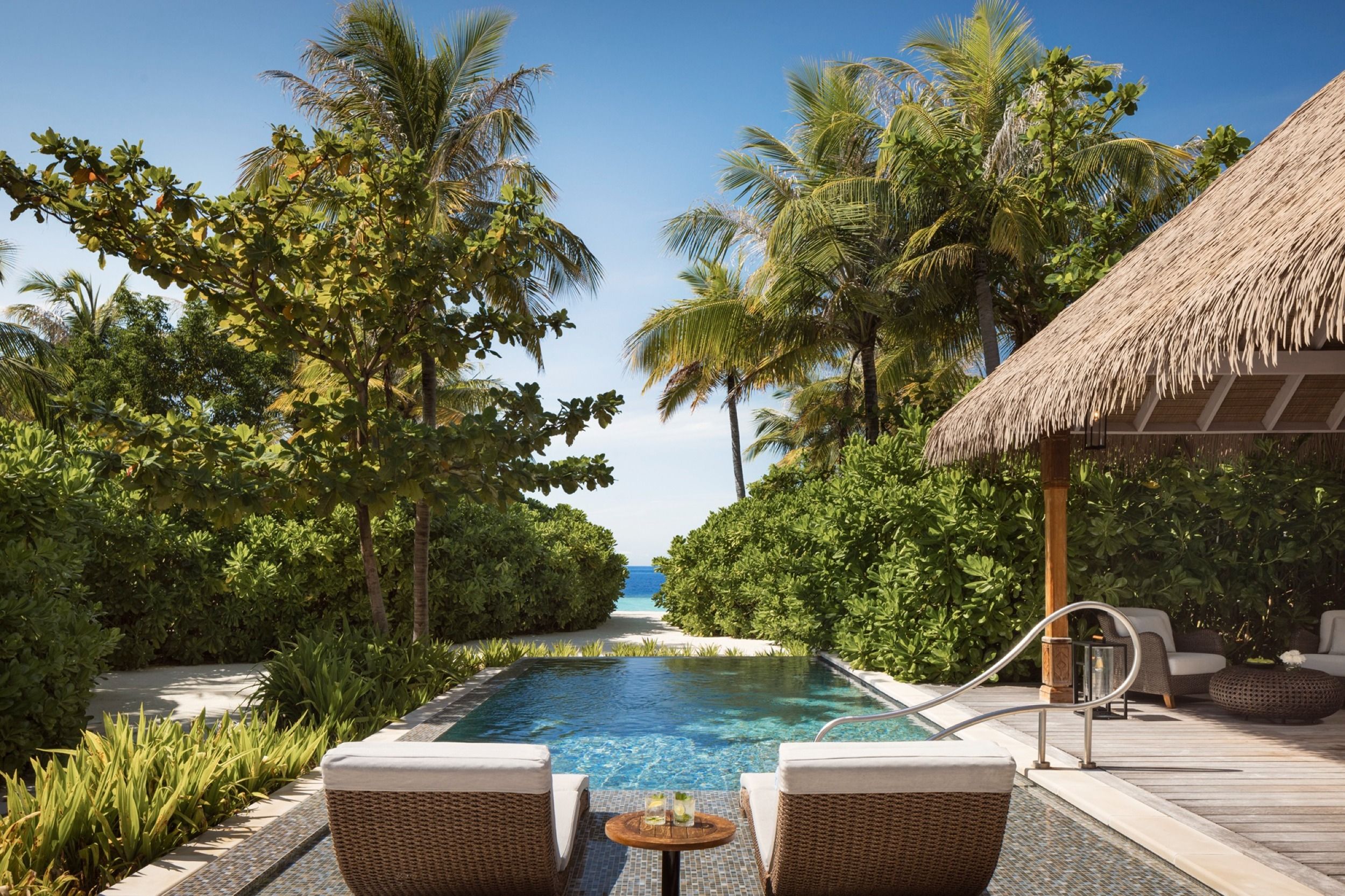 Waldorf Astoria Maldives Ithaafushi - Grand Beach Villa with Pool - Three Bedroom
