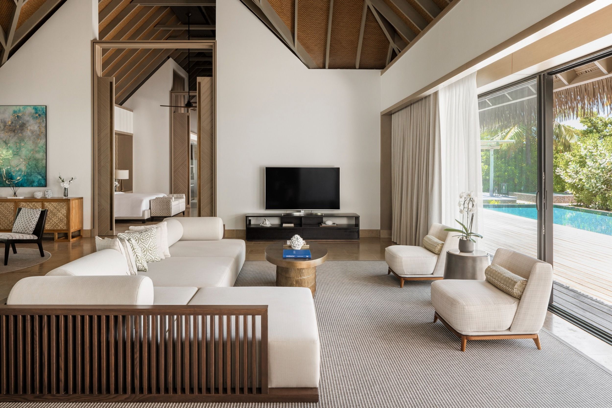 Waldorf Astoria Maldives Ithaafushi - Grand Beach Villa with Pool - Three Bedroom
