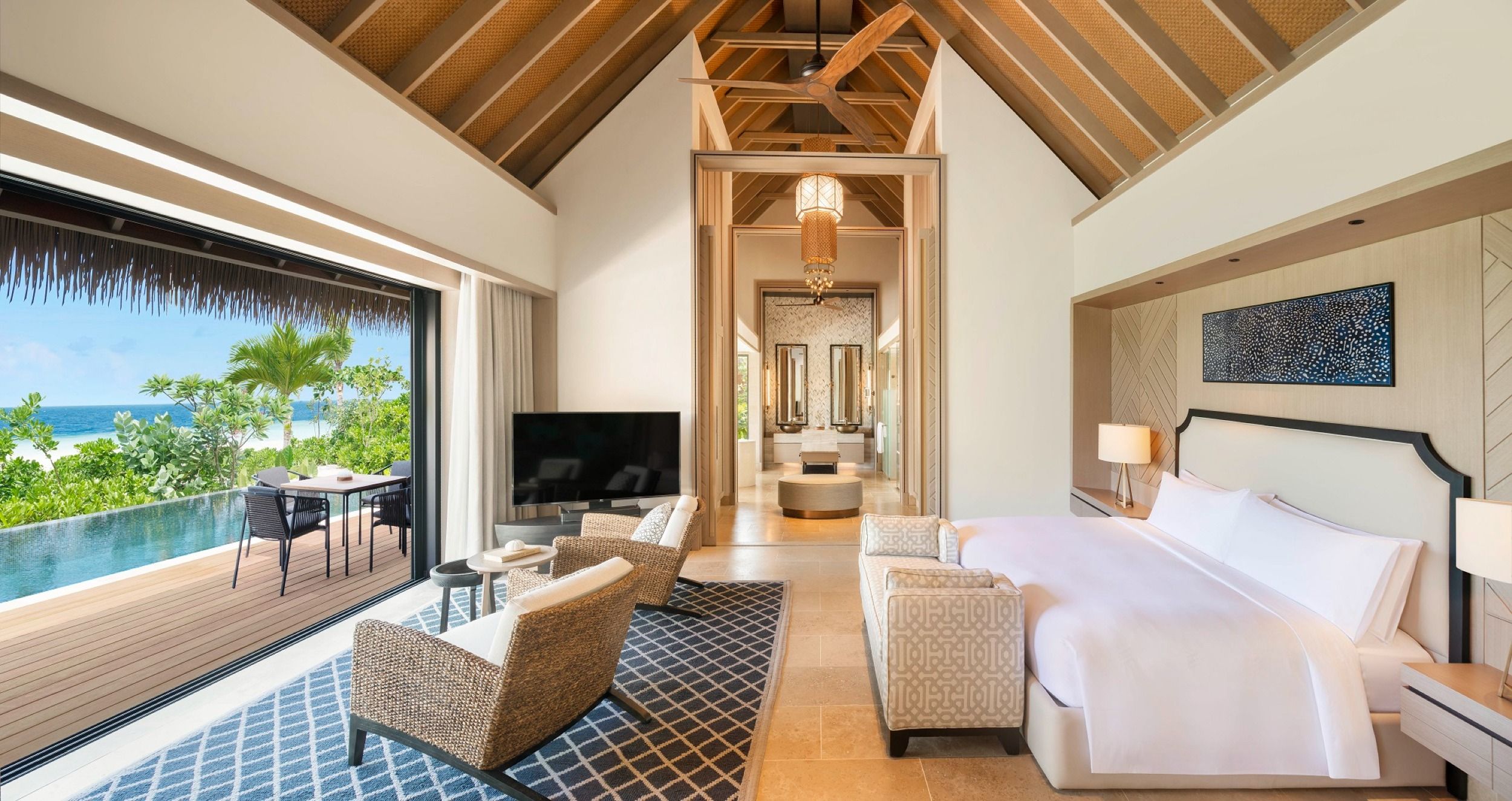 Waldorf Astoria Maldives Ithaafushi - Grand Beach Villa with Pool - Two Bedroom