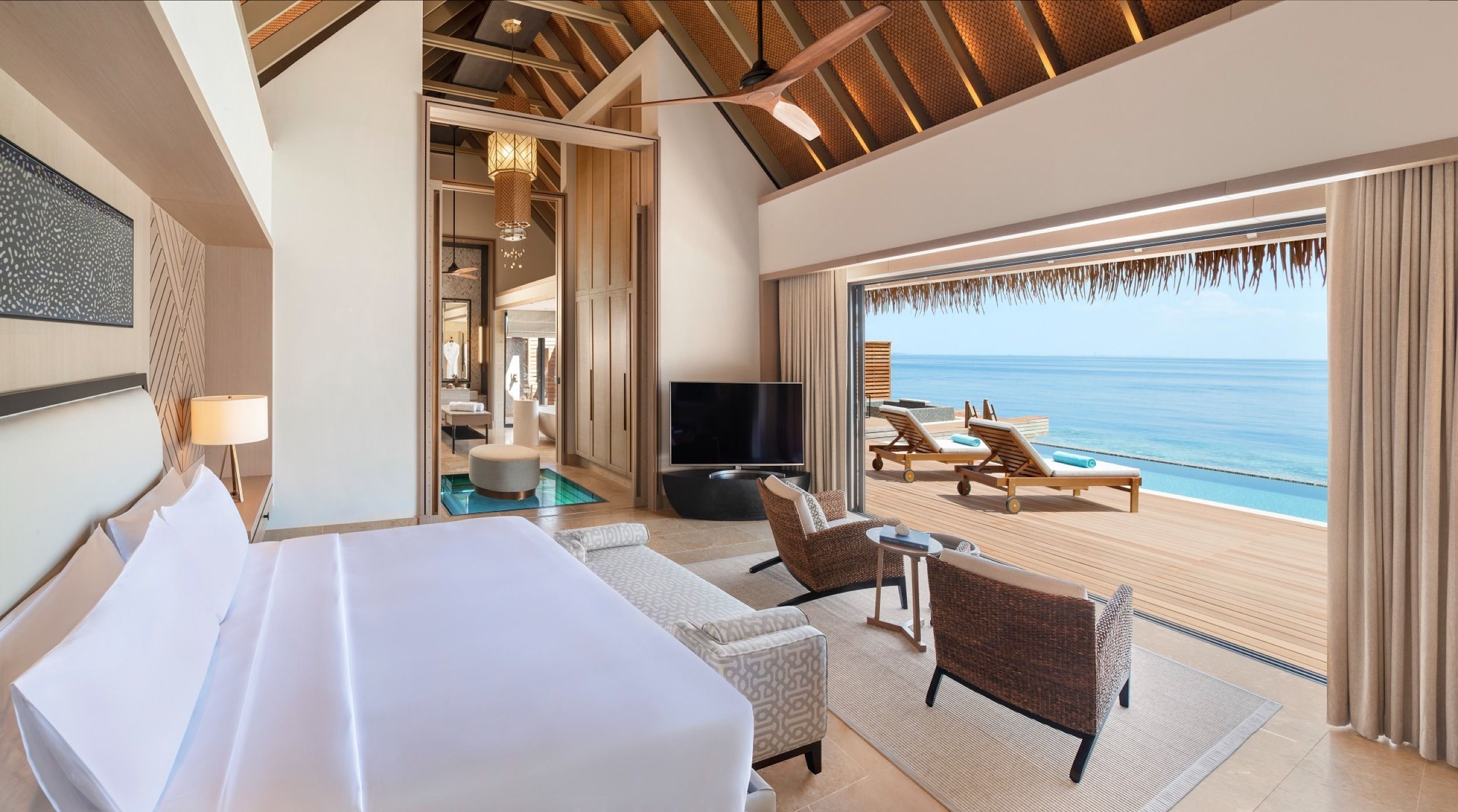Waldorf Astoria Maldives Ithaafushi - Three Bedroom Overwater Villa with Pool