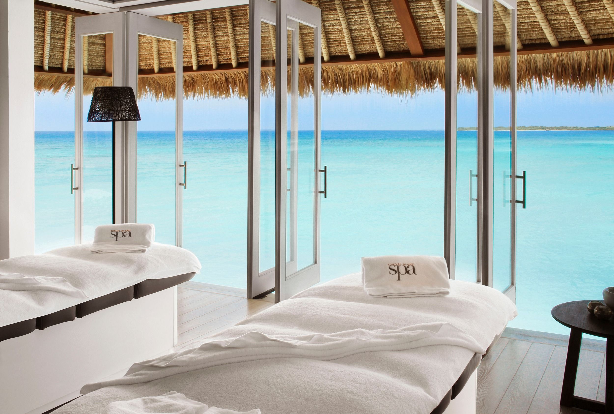 Spa room overlooking the ocean