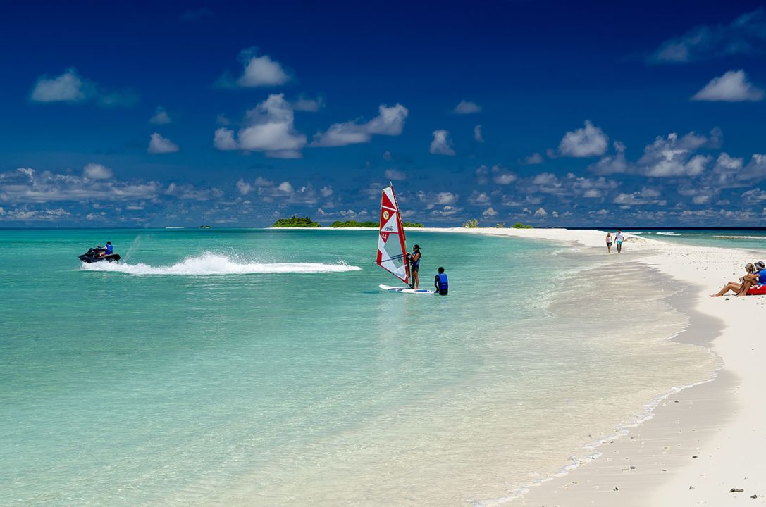 Seaside Finolhu Lagoon Villa Maldives beach view"