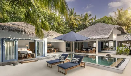 The Halcyon Private Isles Maldives - Family Oceanfront Beach Pool Villa