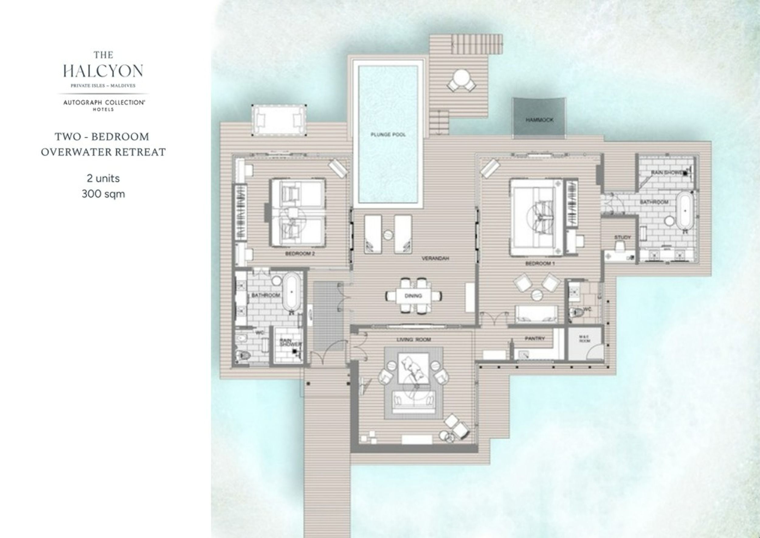 Two Bedroom Overwater Retreat - Sunset Overwater Retreat