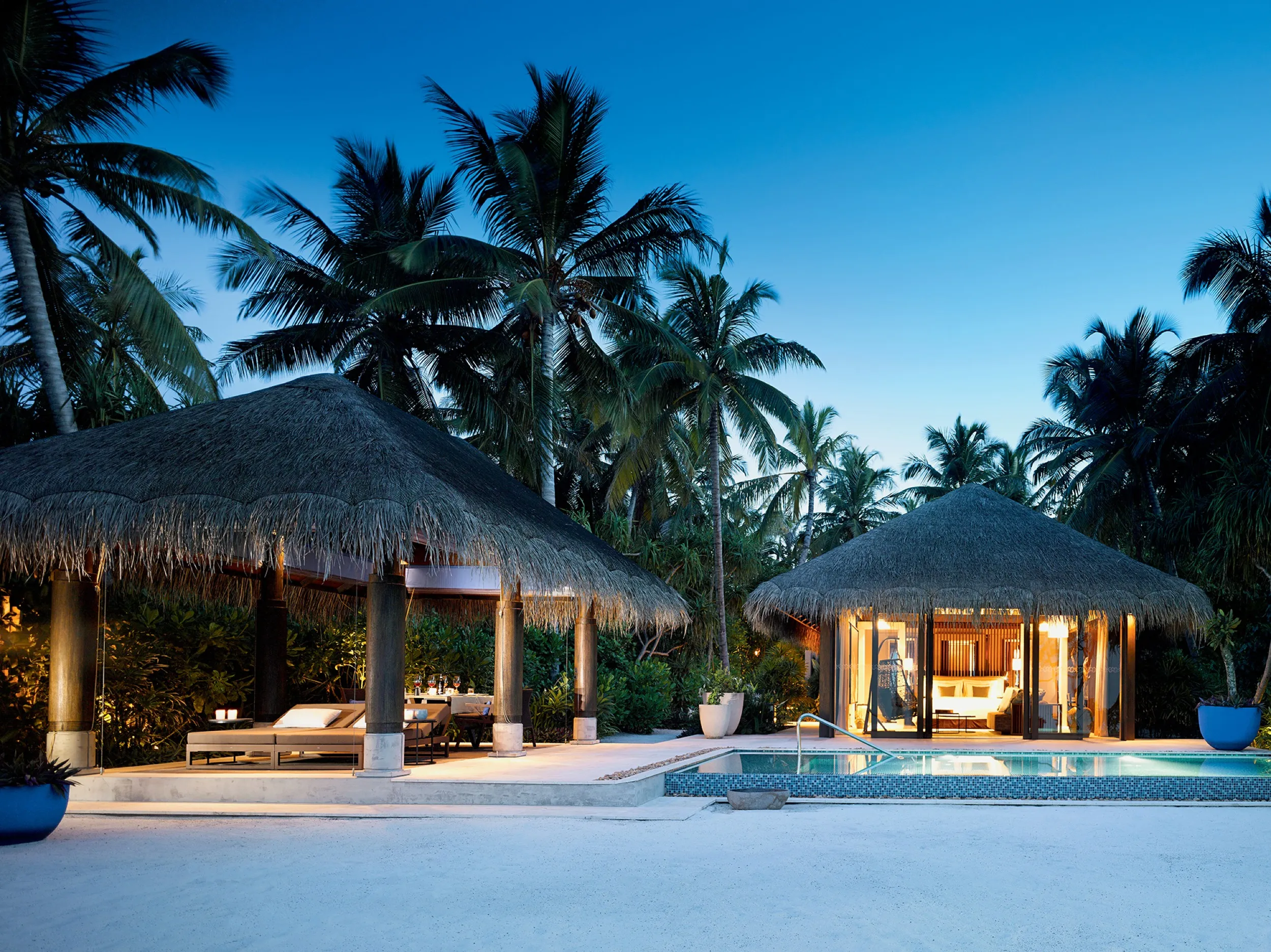 Beach Pool-Villa Exterior View