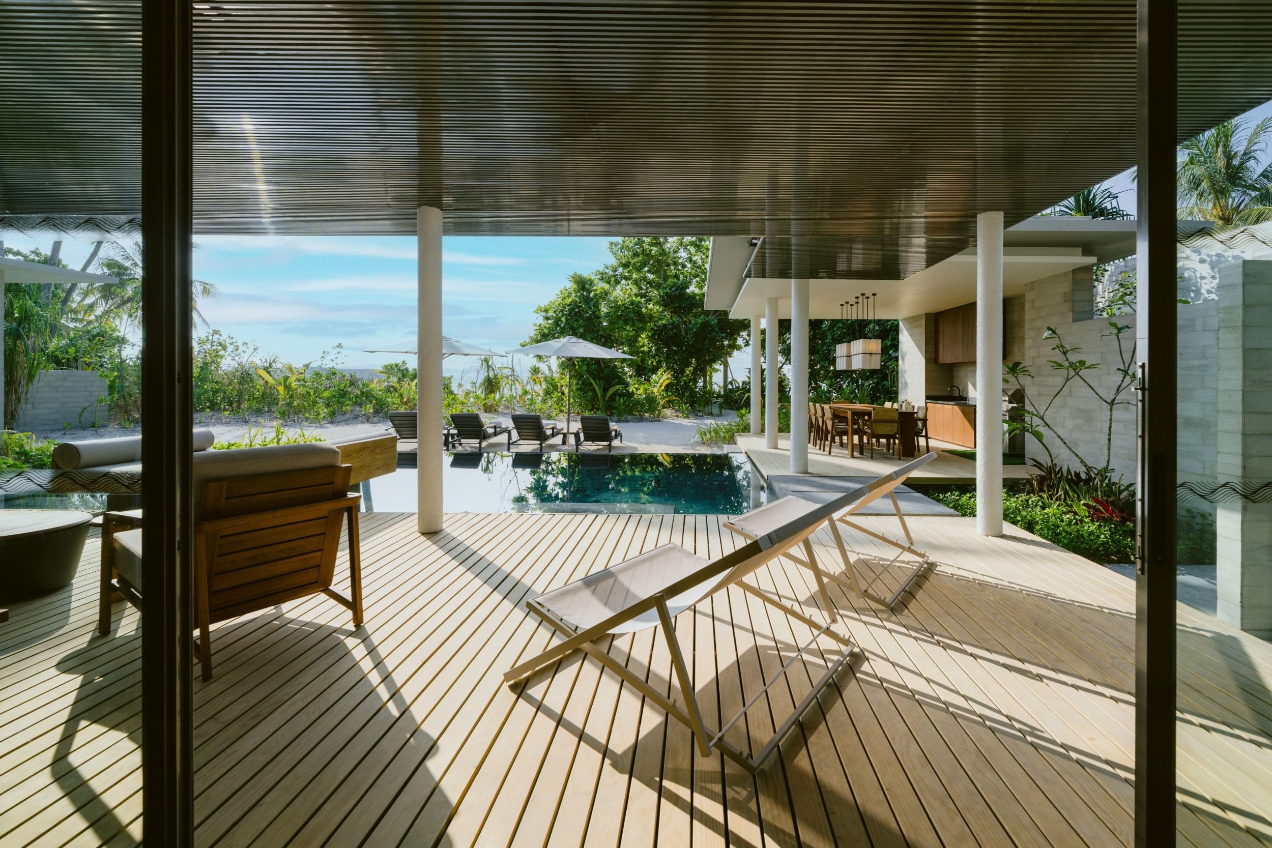 deck area