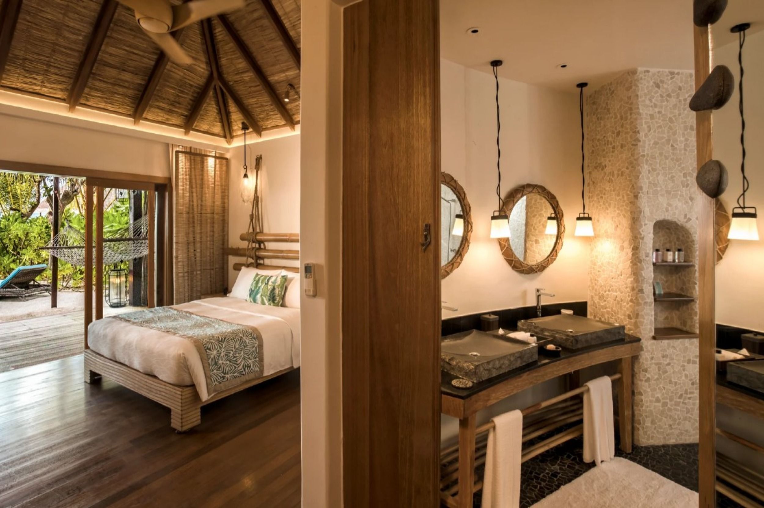 Bathroom and Bedroom