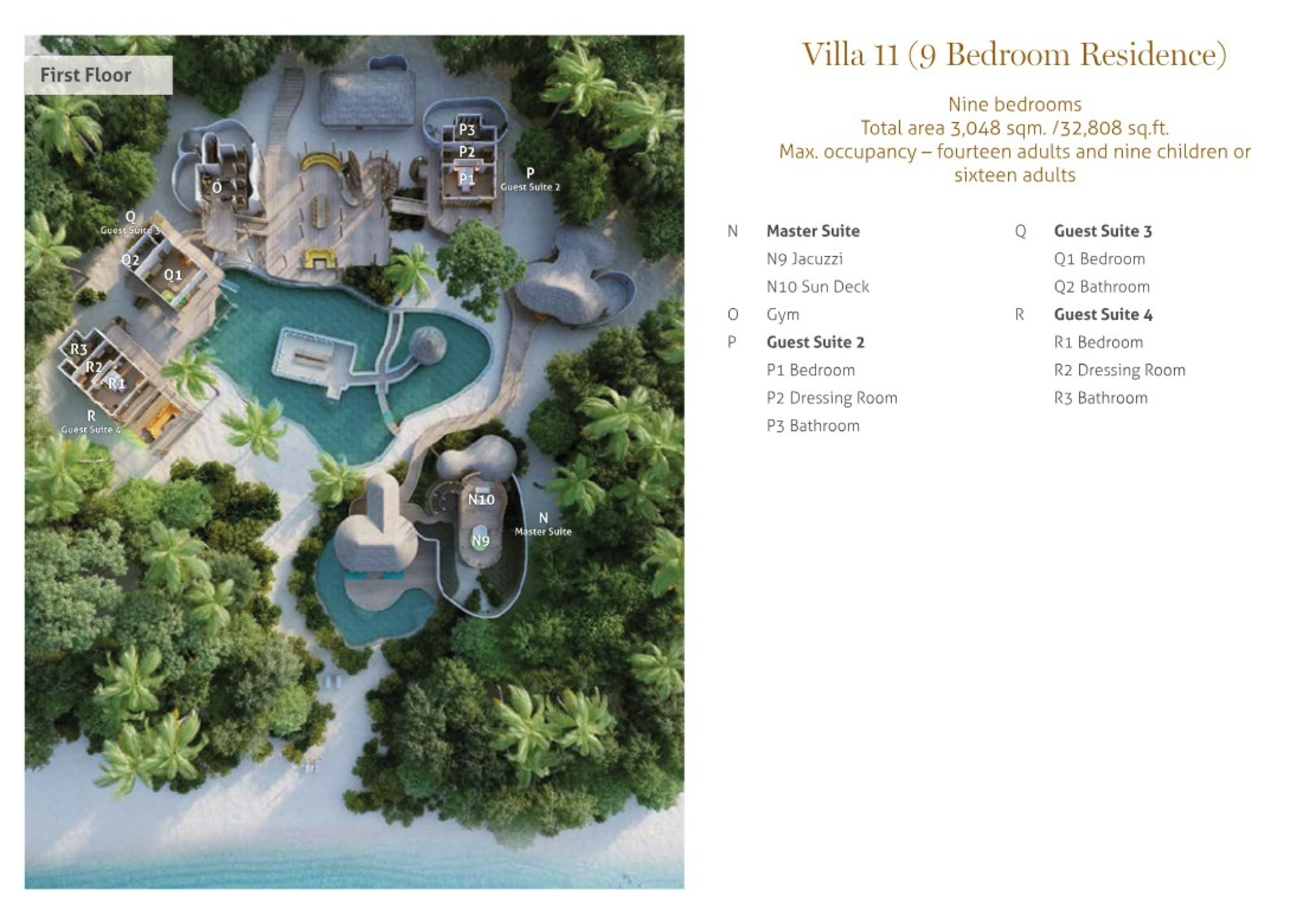 Soneva Fushi - 9 Bedroom Residence with Pool