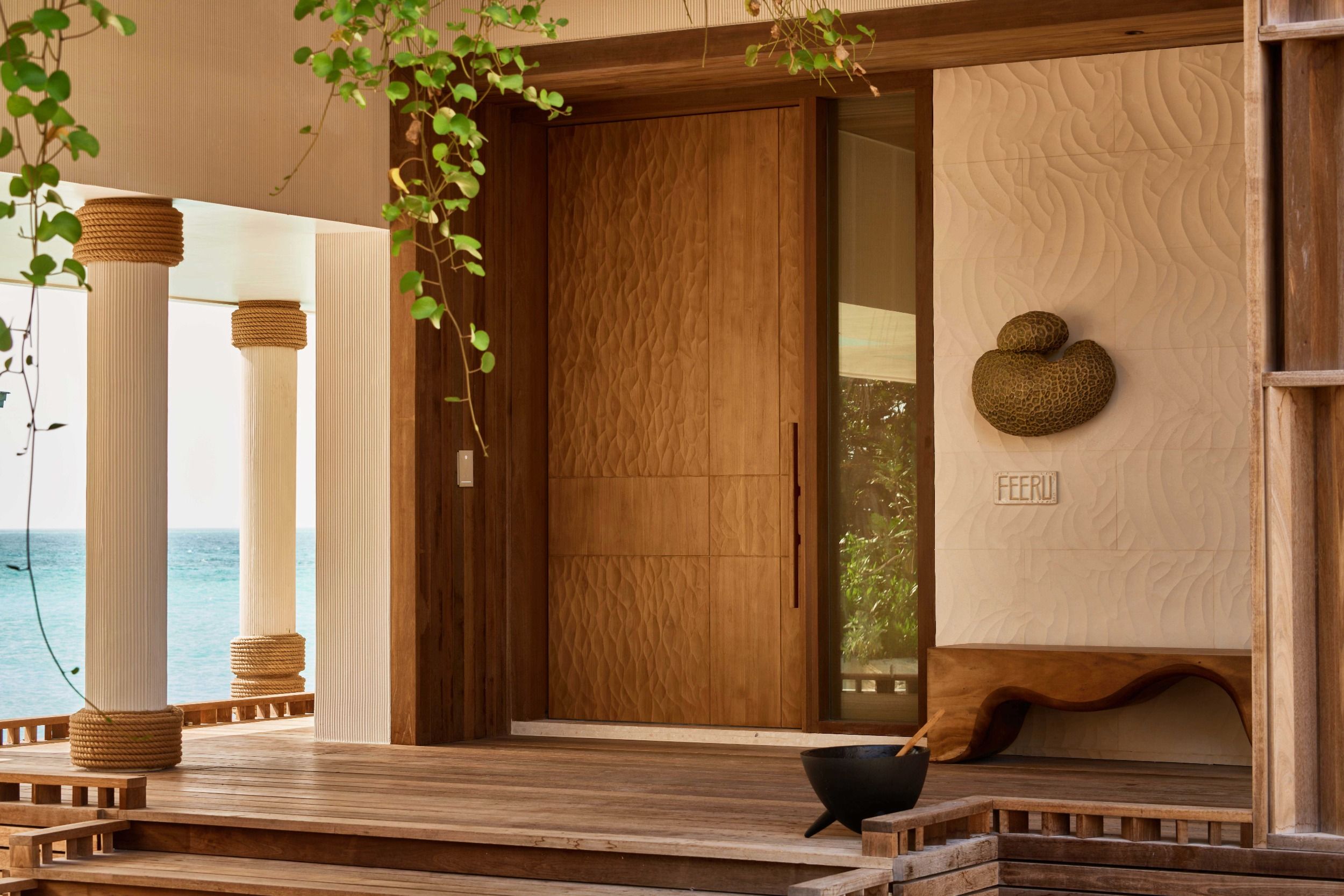 Feeru Residence pathway entrance