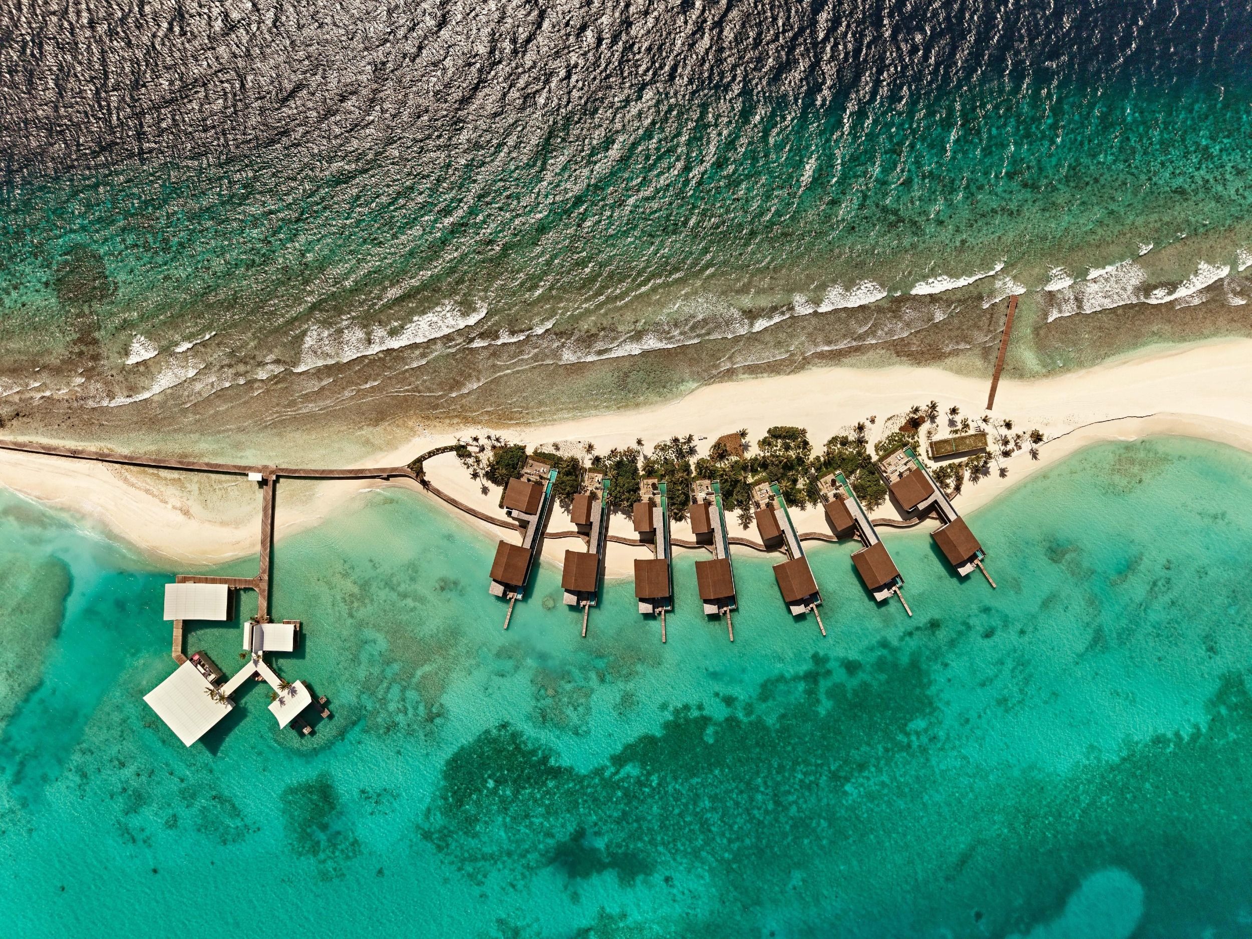 Aerial view of Somewhere Island