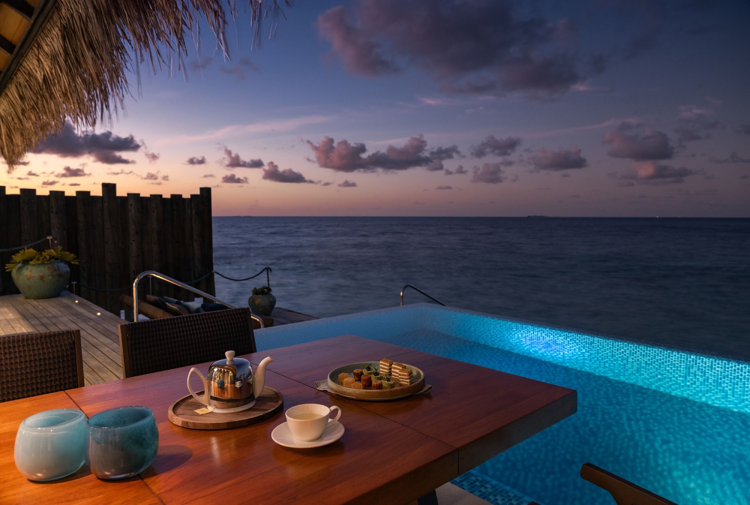 Sunset Deluxe Water Pool Villa - Velaa Private Island Maldives