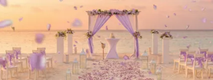 The Halcyon Maldives Private Isles - Wedding Setup